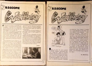 bedescopie bédéscopie walthery supplément spirou 1978