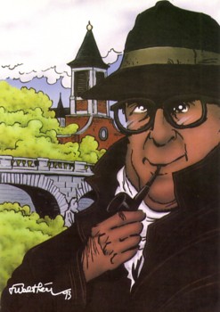 carte postale simenon walthéry 1993